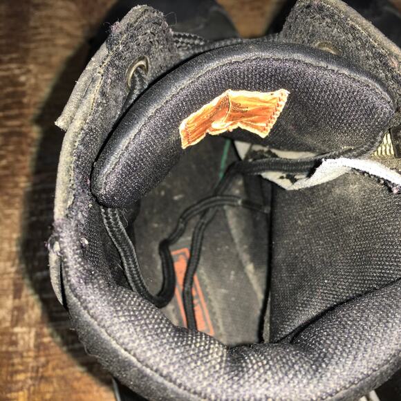 Harley Davidson Stealth Riding Boot Womens 9.5 Black Leather Biker Rocker 81641 - Picture 13 of 13